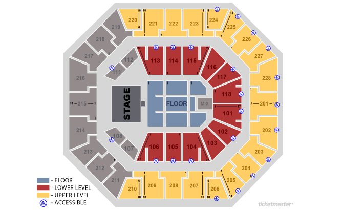 Columbia Sc Arena Seating Chart