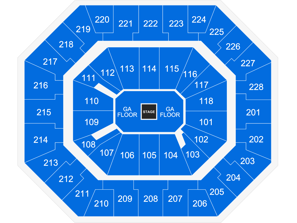 Seating Charts Colonial Life Arena