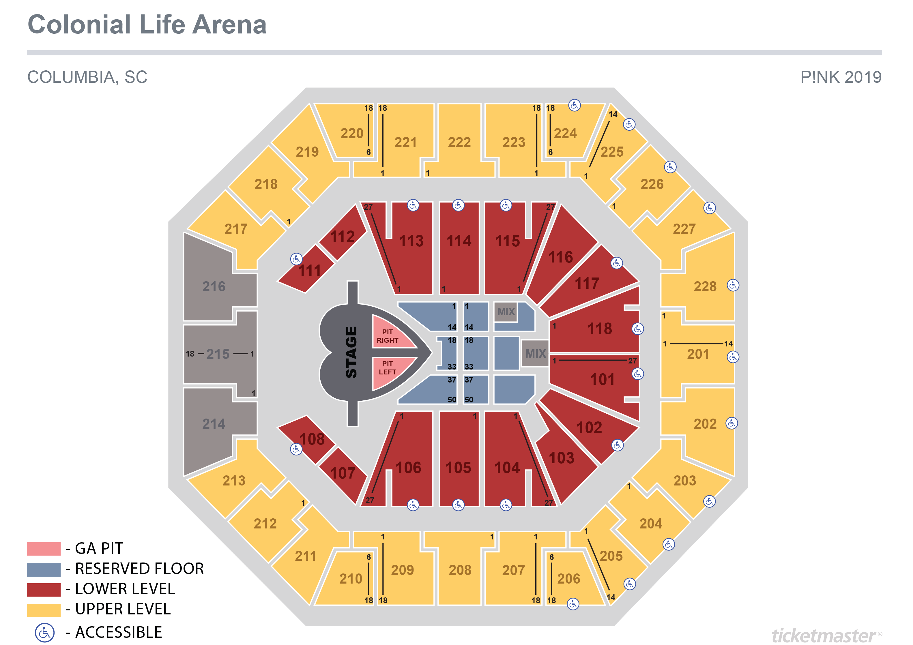 The Senate Columbia Sc Seating Chart